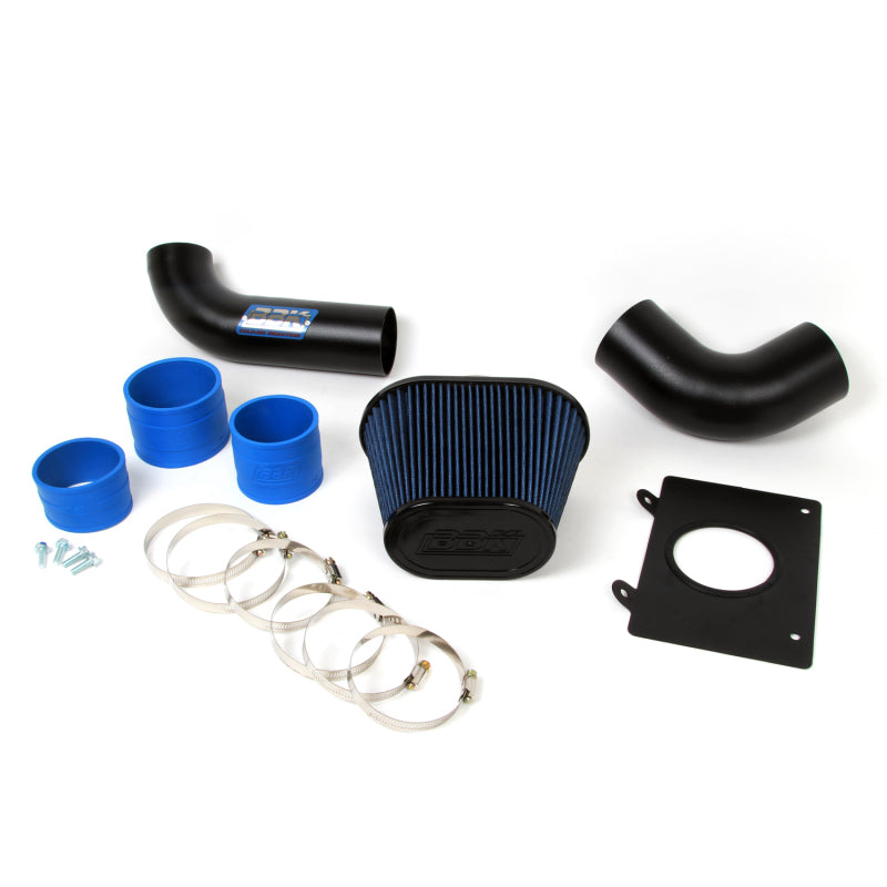 BBK 86-93 Mustang 5.0 Cold Air Intake Kit - Fenderwell Style - Blackout Finish